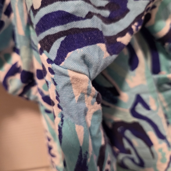 Lilly Pulitzer Bryce Romper Medium Bright Navy Crash the Bash - Picture 7 of 7